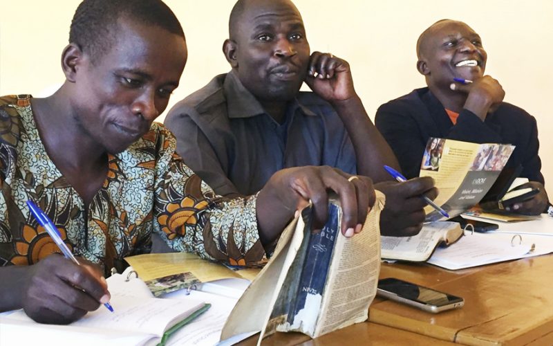 Ugandan students training