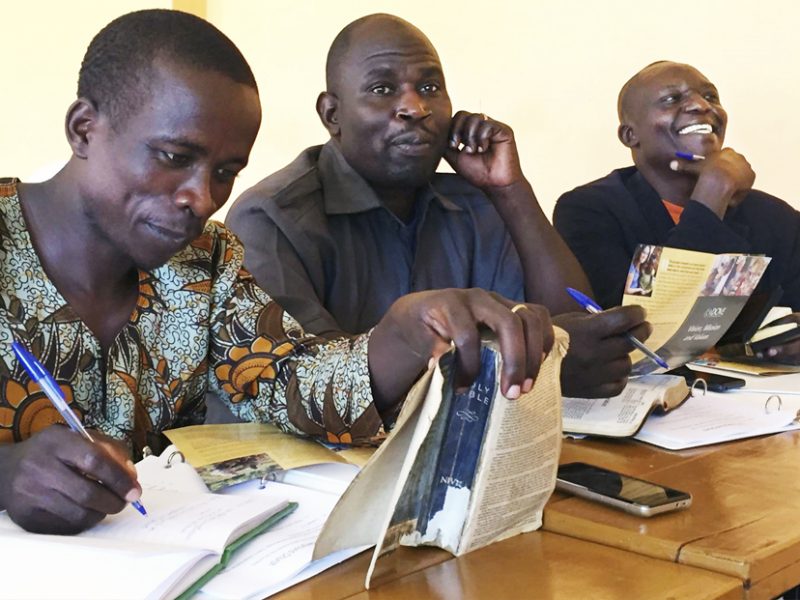 Ugandan students training